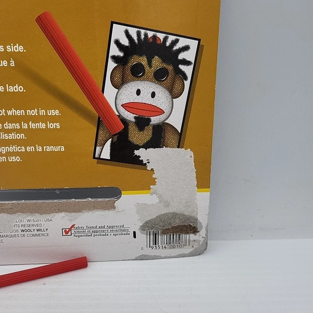 2012 Wolly Willy Sock Monkey With Magnetic Wand‎